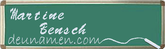 Martine Bensch Visitenkarte
